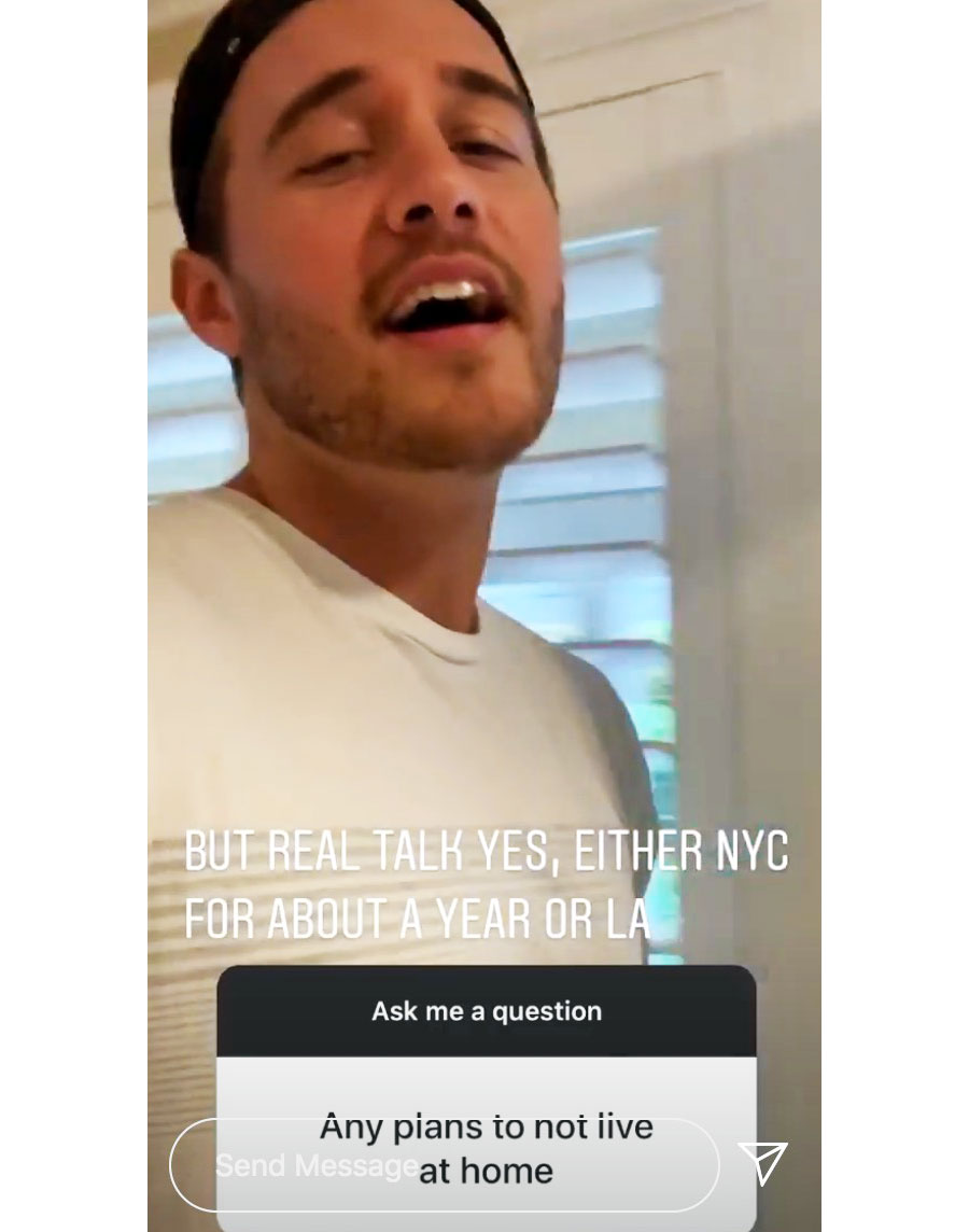 Peter Weber Says He Plans to Move Out of His Parents House