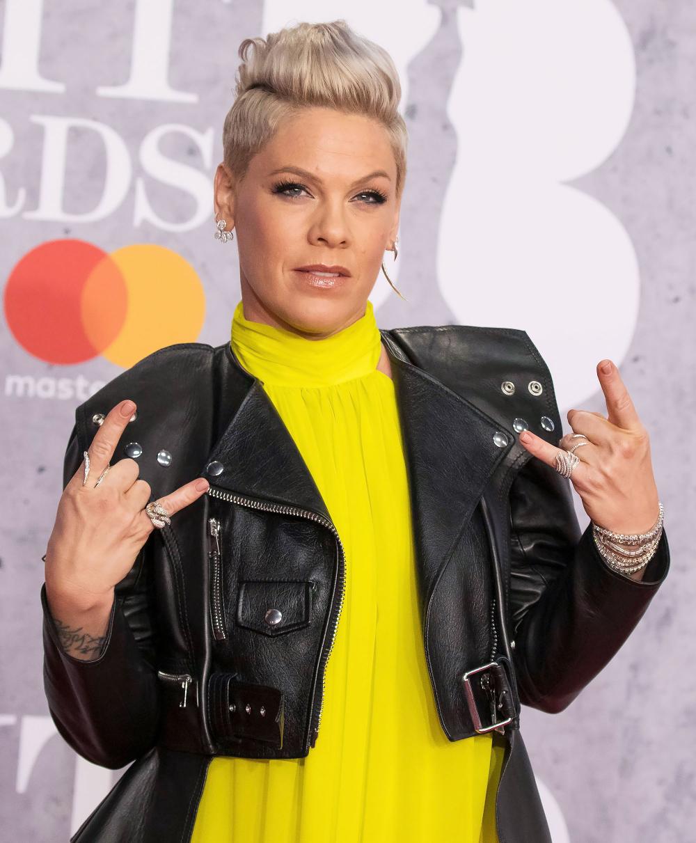 Pink Shows Off Her Hair After Drunkenly Cutting it the Night Before