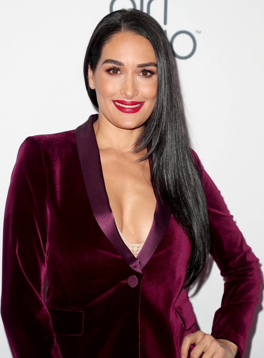 Pregnant Nikki Bella Shows 21-Week Baby Bump in Nude Selfie 2