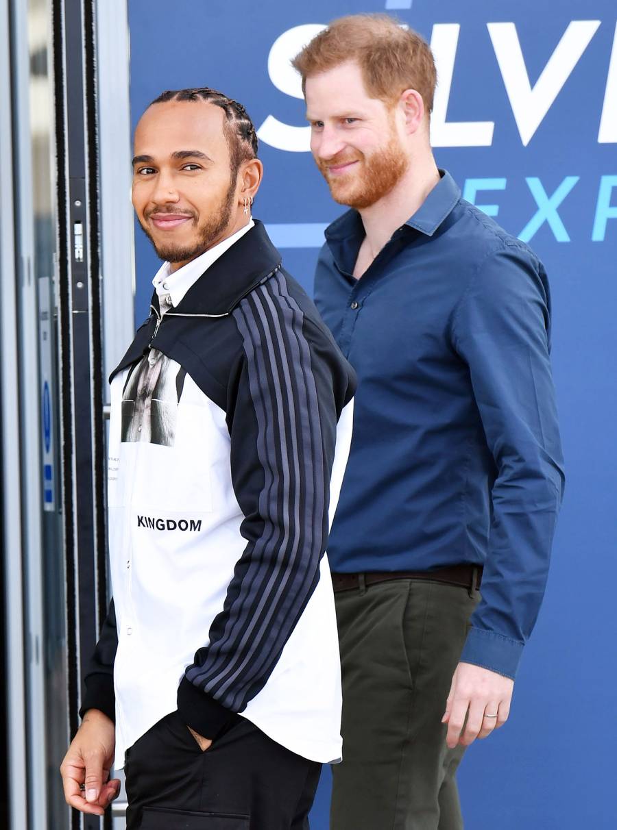 Prince Harry Makes Solo Appearance with Lewis Hamilton During Farewell Tour of Royal Engagement