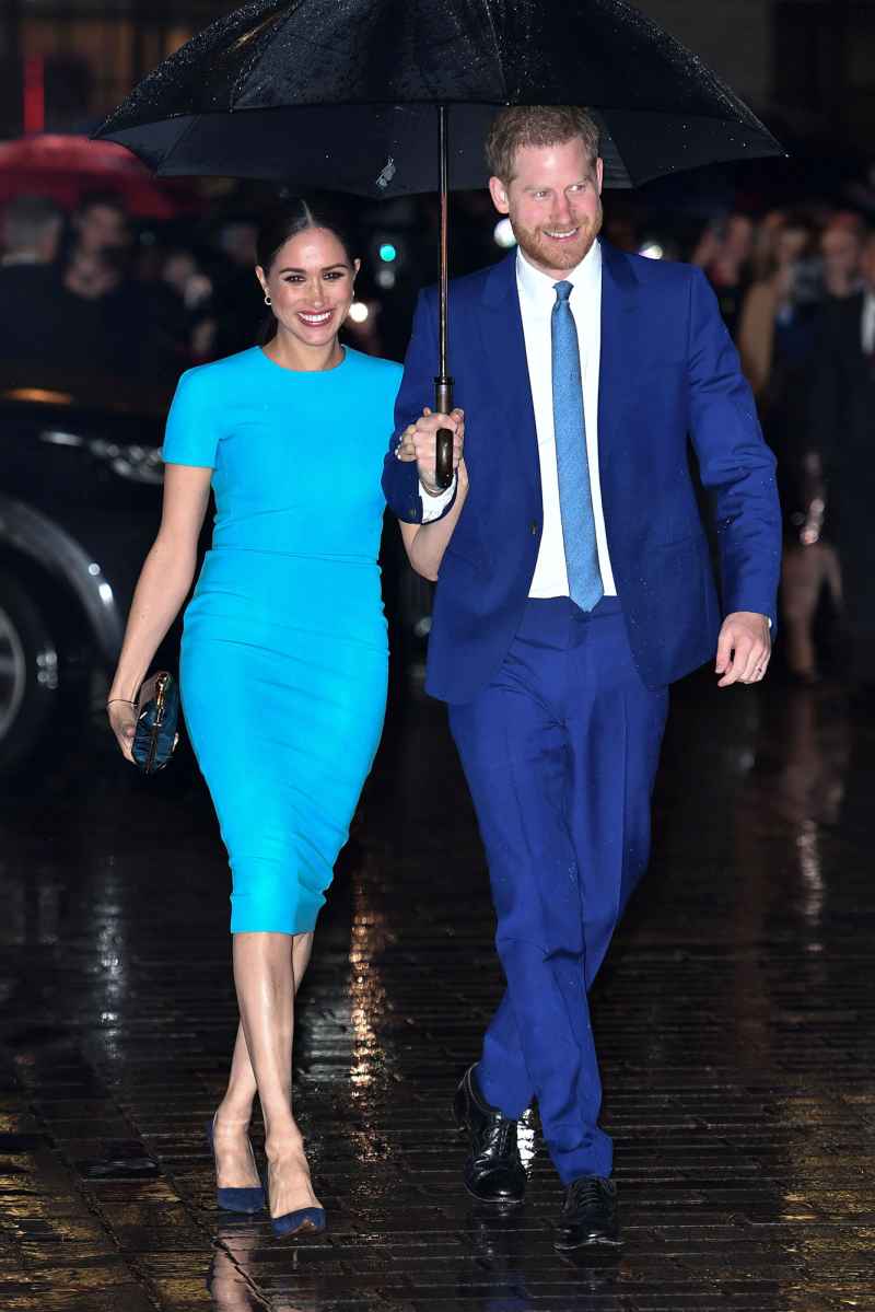 Prince Harry and Meghan Markle Arrive at 1st UK Event Since Royal Exit
