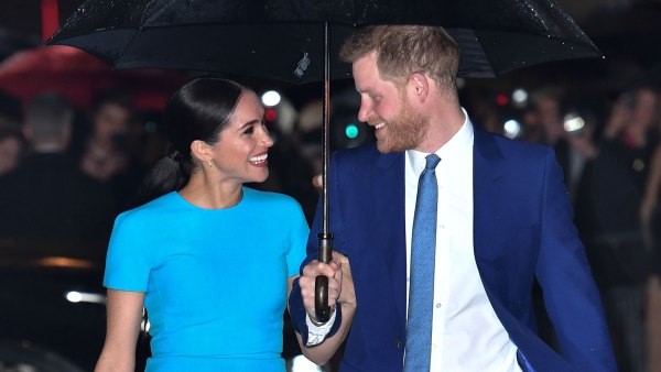 Prince Harry and Meghan Markle Arrive at 1st UK Event Since Royal Exit