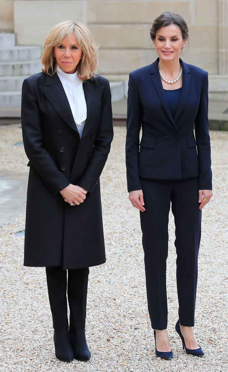 Queen Letizia Navy Suit March 11, 2020