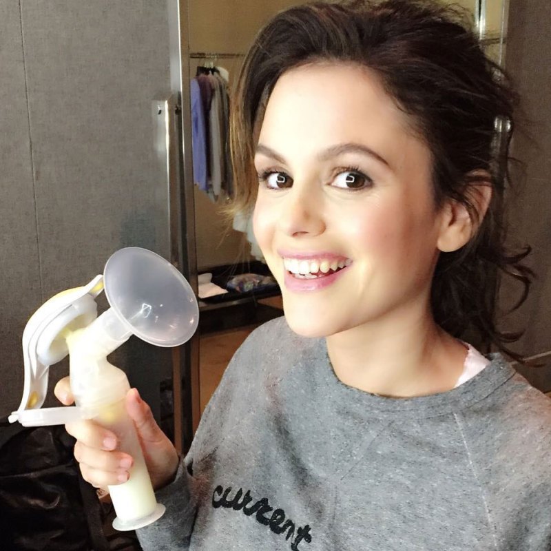 Rachel Bilson Instagram Celebrity Moms Pumping Breast Milk