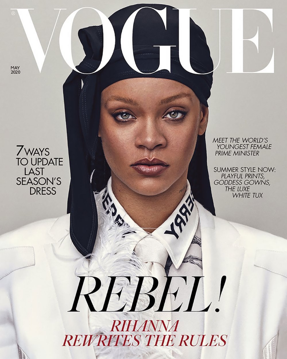 See How Rihanna Just Made History on the May 2020 'British Vogue' Cover