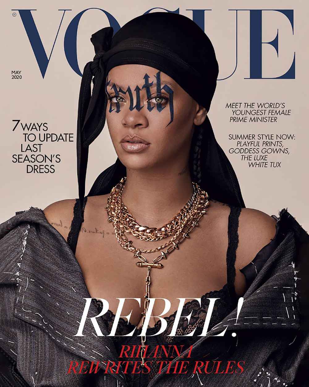 See How Rihanna Just Made History on the May 2020 'British Vogue' Cover