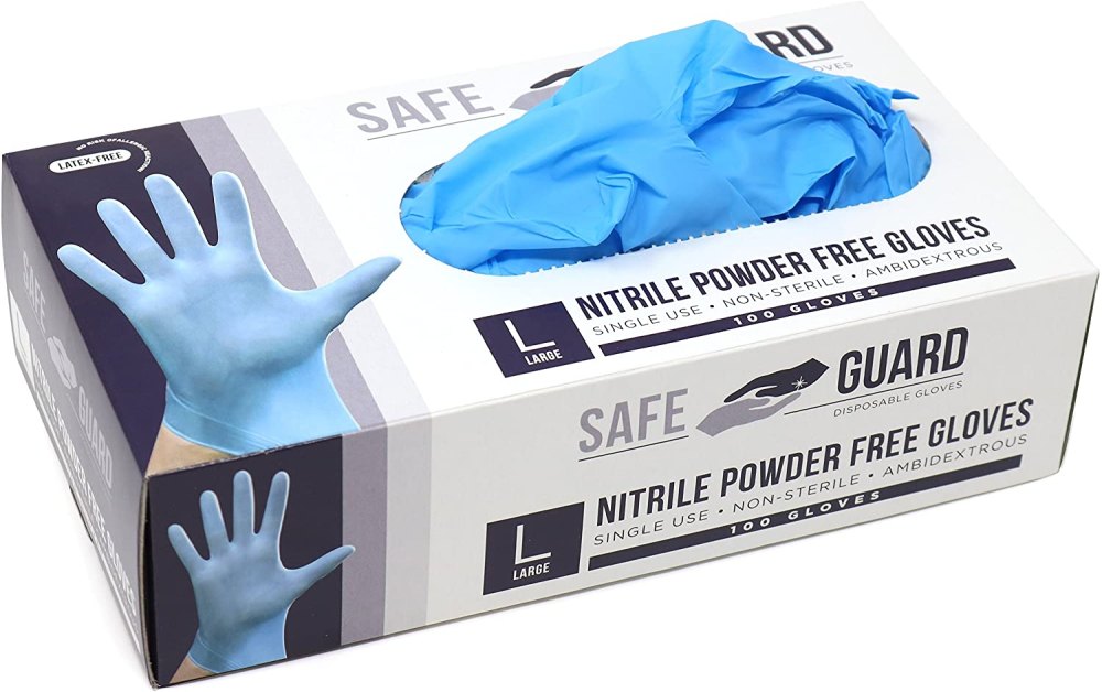Safeguard Nitrile Disposable Gloves