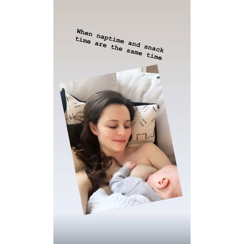 Sasha Cohen Breast-Feeding