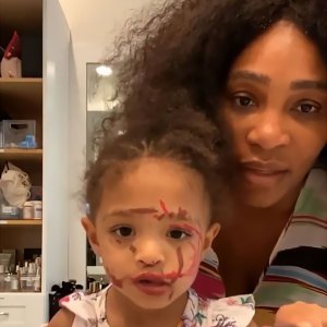 Watch Serena Williams' Daughter Olympia Adorably Do Her Own Makeup