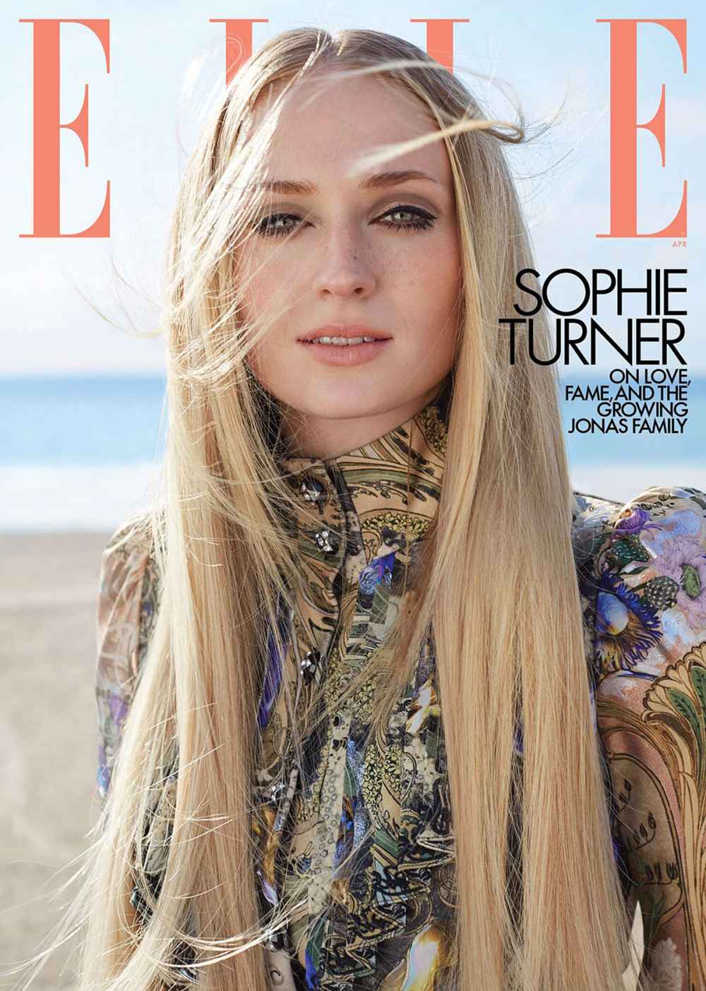 Sophie Turner Elle April 2020 Cover