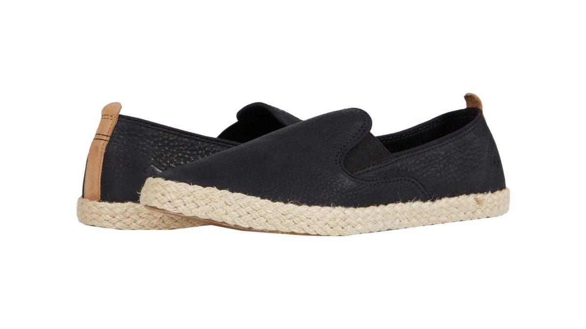 Sperry Sailor Twin Gore Leather/Jute (Black)