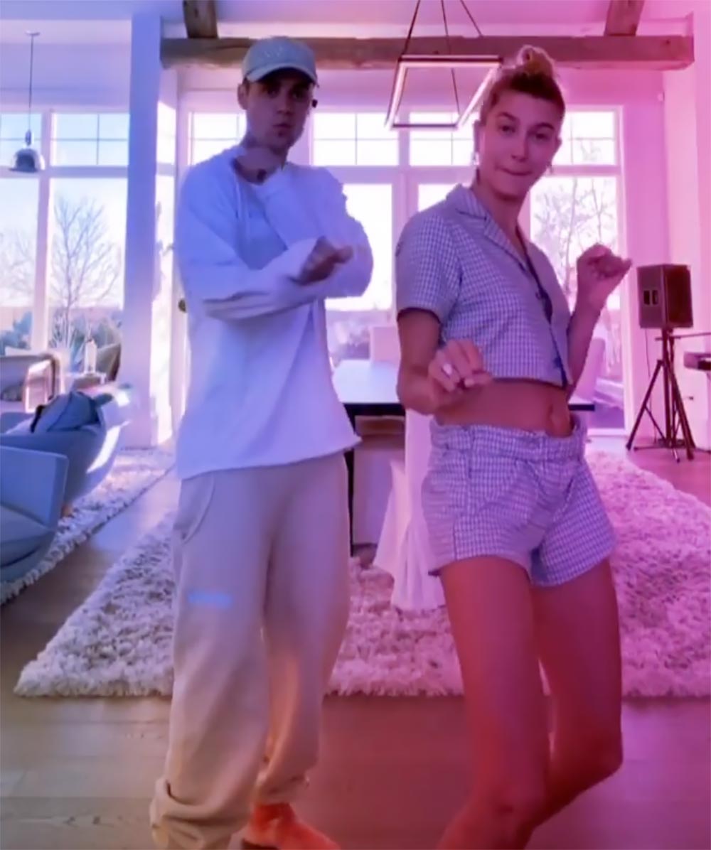 Stars At Home - Justin Bieber and Hailey Bieber