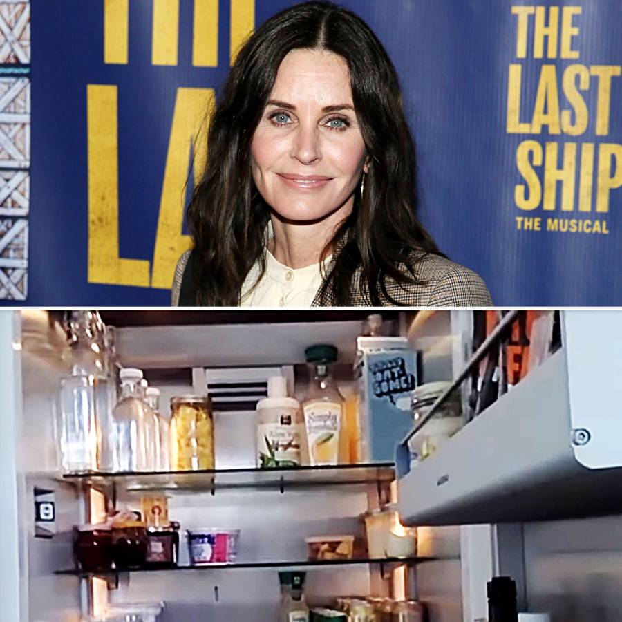 Courteney Cox Stars Meticulously Organized Fridges and Pantries