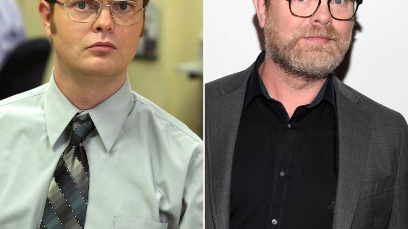 The Office Cast Then and Now Rainn Wilson