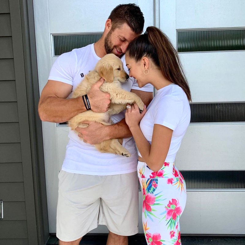 Kobe Tim Tebow and Demi-Leigh Nel-Peters Welcome Three New Puppies