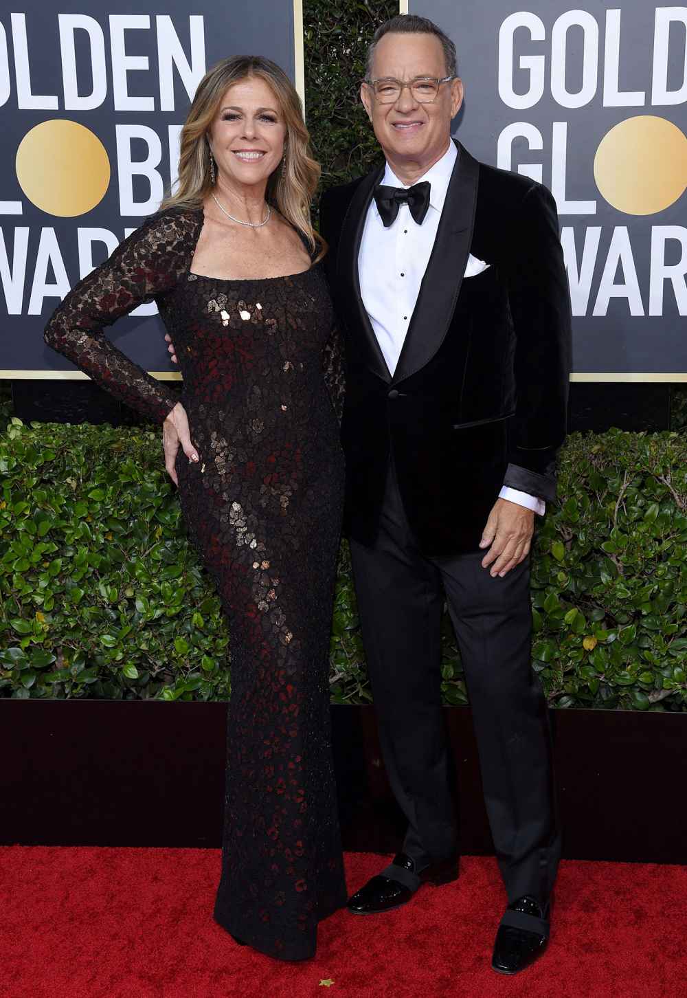 Tom Hanks and Rita Wilson 77th Annual Golden Globe Awards Coronavirus Survivor