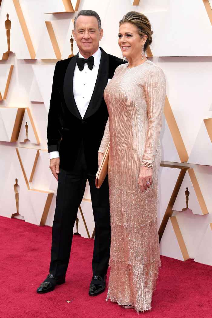 Tom Hanks and Rita Wilson Academy Awards Arrive Back in LA Coronavirus