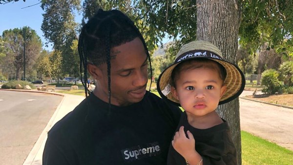Travis Scott Plays Basketball With His Daughter Stormi