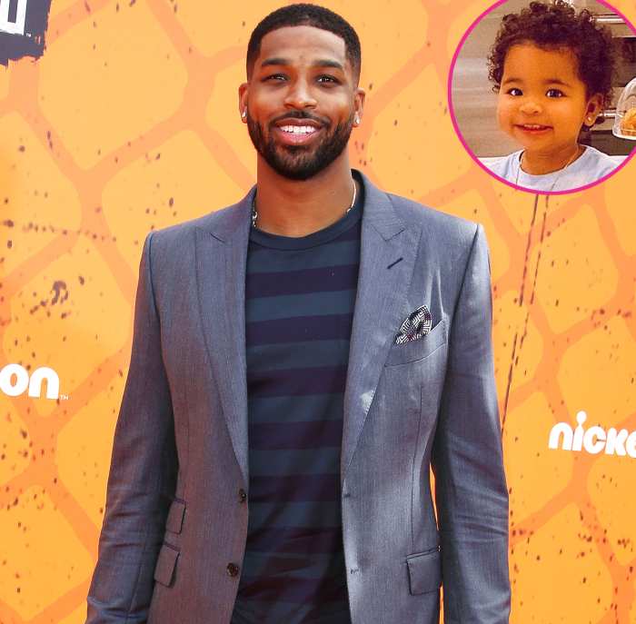 Tristan Thompson Is All Smiles in Sweet Shots With Daughter True