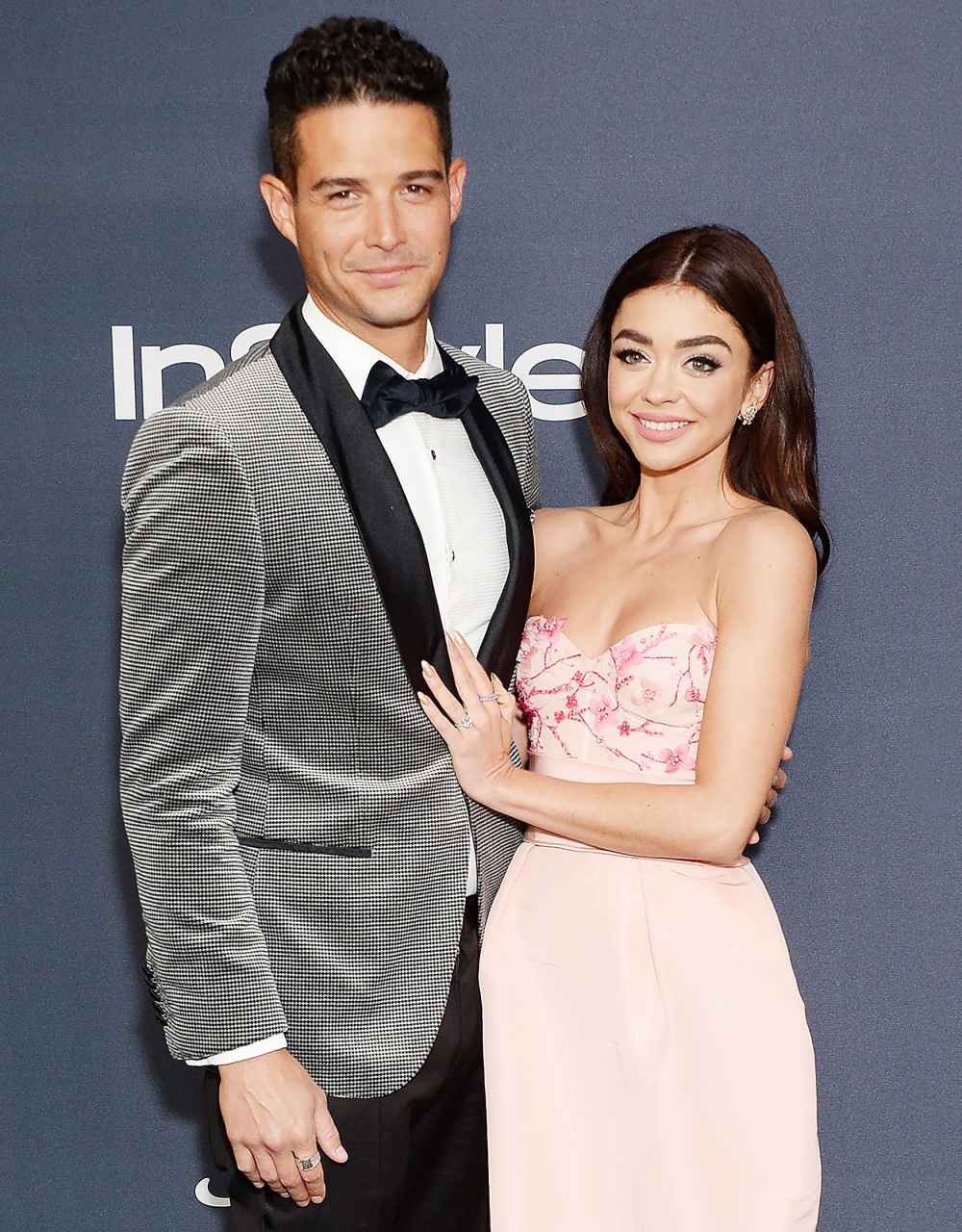 Wells Adams Takes Out Fiance Sarah Hyland’s Hair Extensions