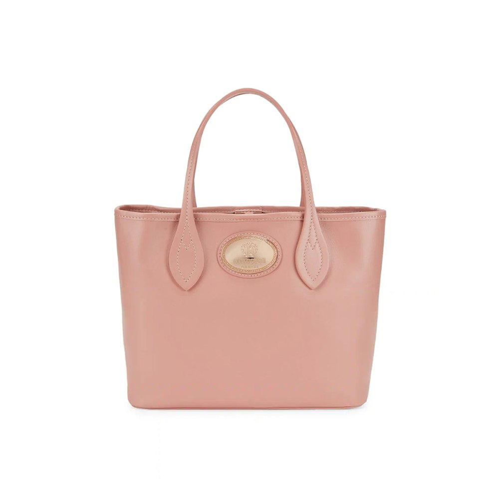 Roberto Cavalli Leather Box Tote