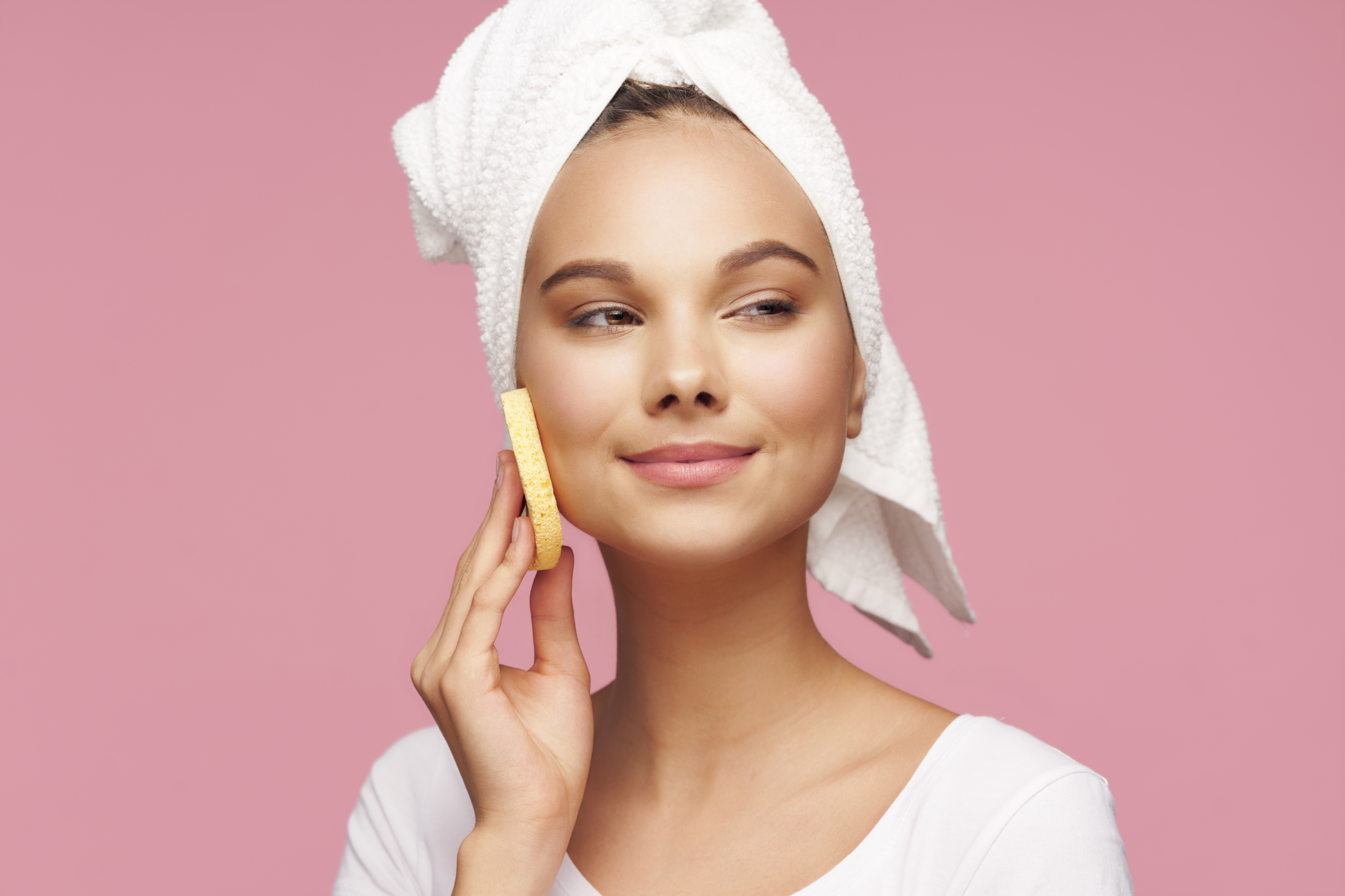 woman with clean skin