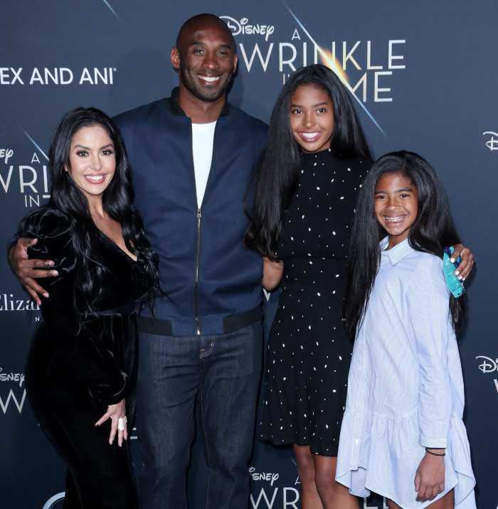 Kobe Bryant’s Daughter Natalia Poses In Front of Mural of Dad and Sister Gianna as She Attends Winter Formal