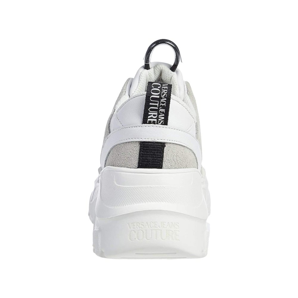 Versace Jeans Couture Suede and Leather Chunky Sole Sneaker