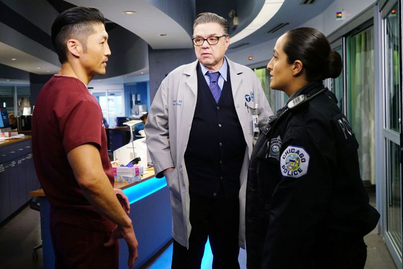 Brian Tee Oliver Platt and Elena Marisa in Chicago Med TV Shows to Binge That Honor First Responders