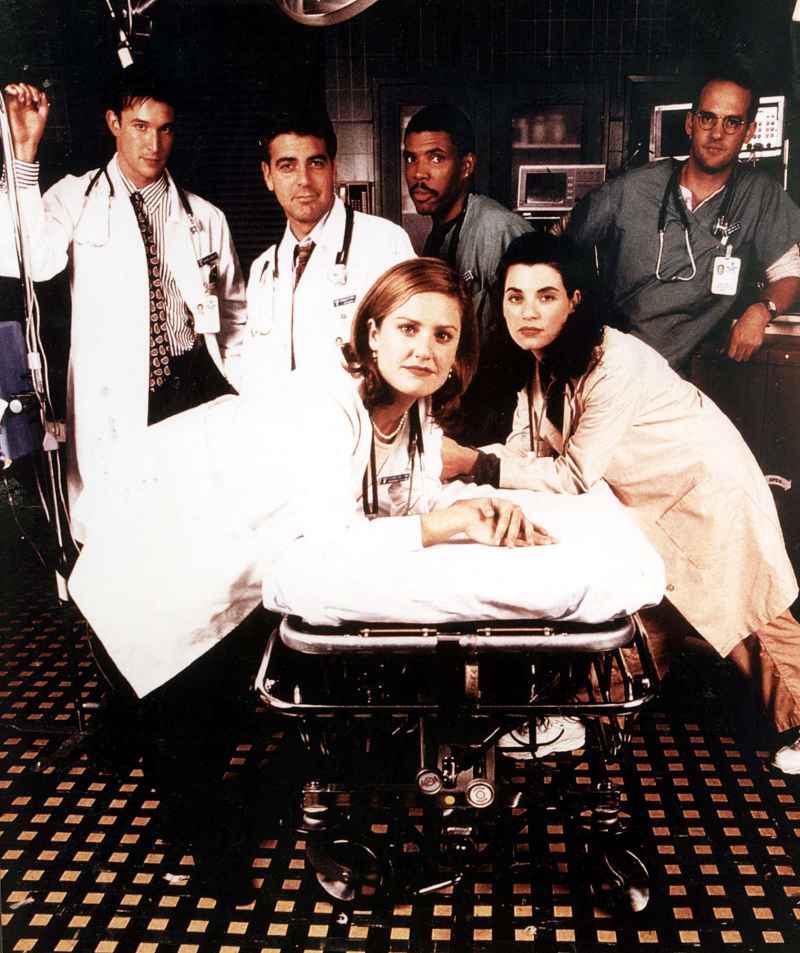 Noah Wyle George Clooney Sherry Stringfield Eriq La Salle Julianna Margulies and Anthony Edwards in ER TV Shows to Binge That Honor First Responders
