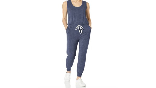 Amazon Essentials Women's Studio Terry Fleece Jumpsuit