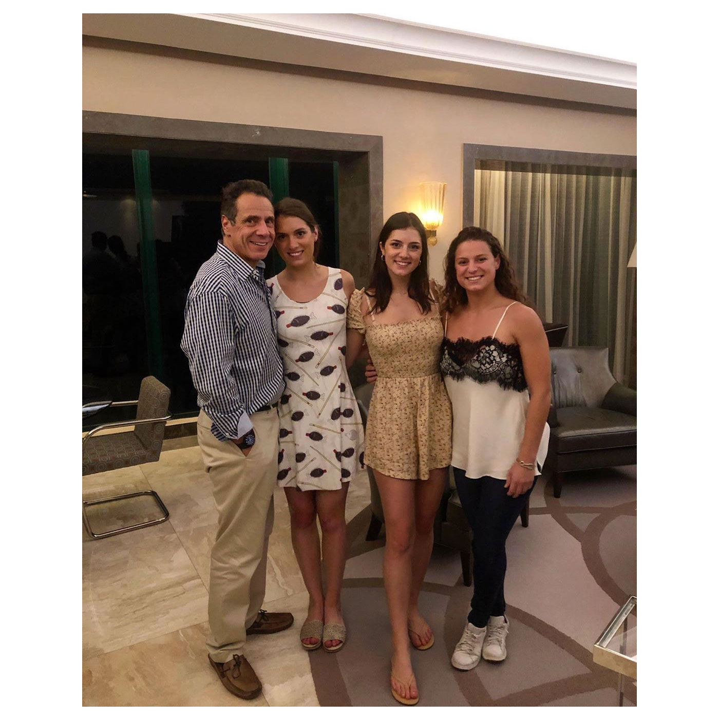 Andrew Cuomo Instagram And Daughters Cara and Mariah and daughter Michaela Guide to Andrew Cuomo and Chris Cuomo Families Amid the Coronavirus Pandemic