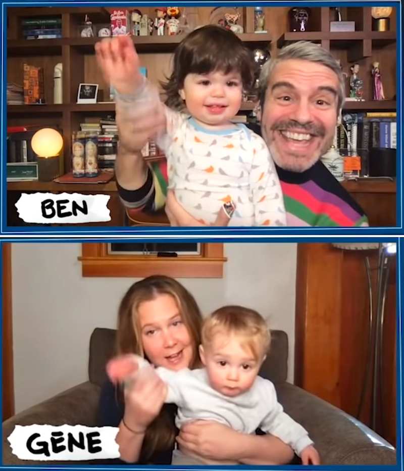 Andy Cohen Introduces Baby Benjamin to Amy Schumers Son Gene