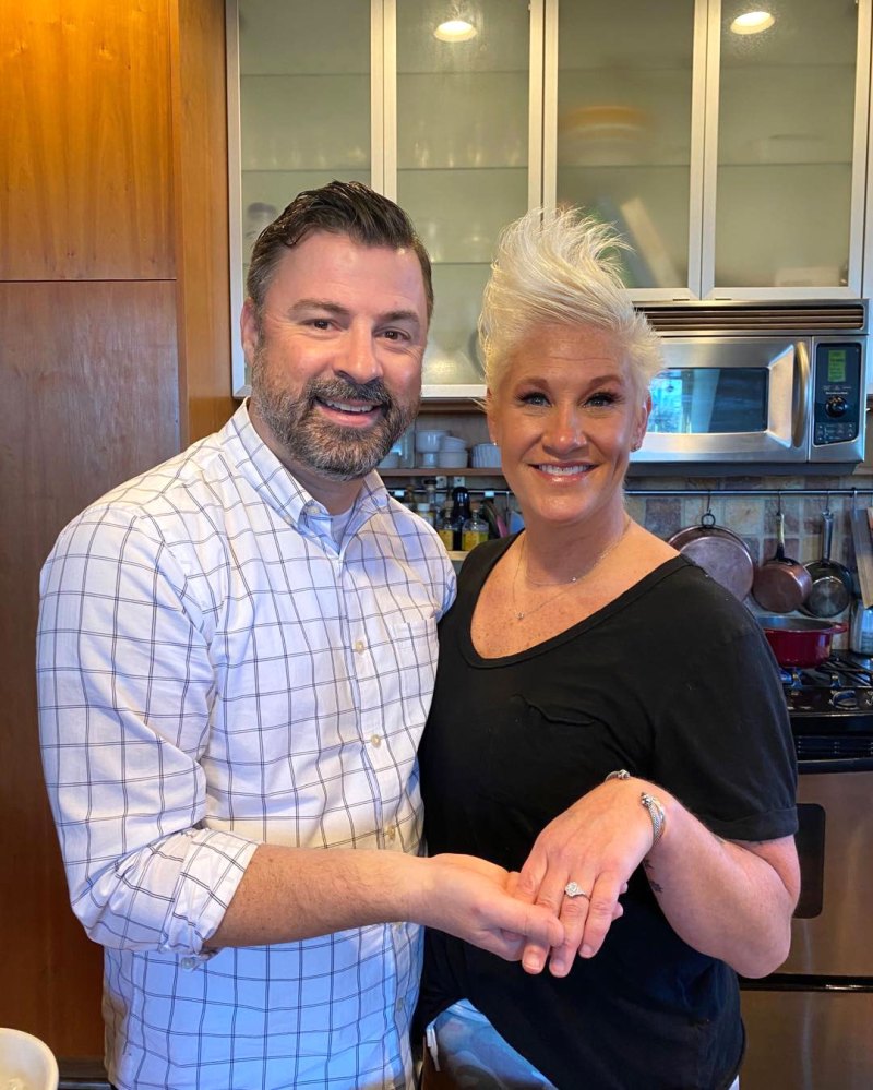 Anne Burrell Food Network Engaged to Stuart Claxton Instagram