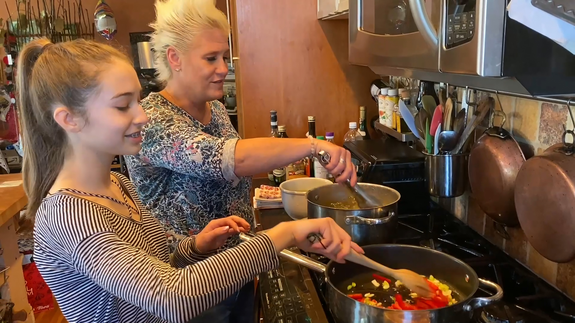 Inside My Kitchen Chef Anne Burrell Shares Recipe For Her Veggie And Peanut Noodles