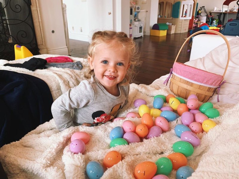 April Love Geary and Robin Thicke April Love Geary Instagram Easter Egg Hunt