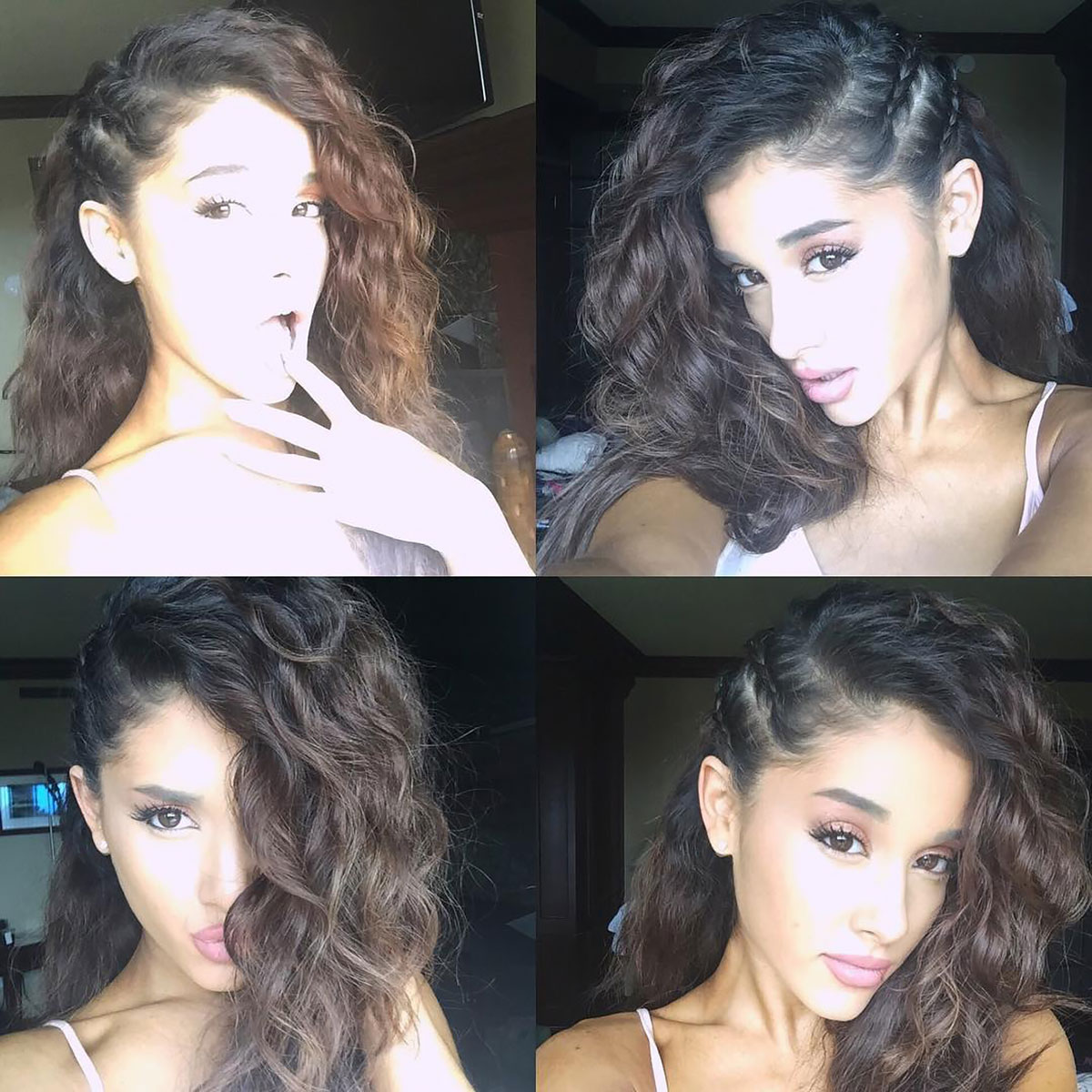 ariana grande curly hair
