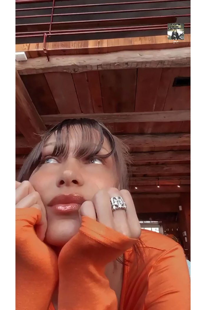Bella Hadid Successfully Cut Her Own Bangs, Then Her Friend's