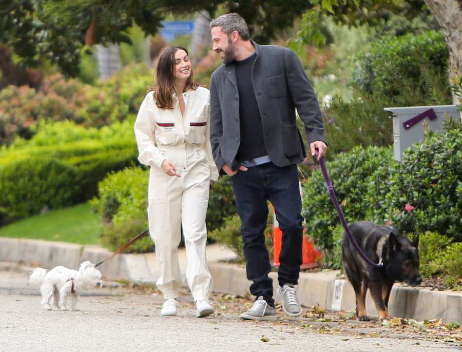 Ben Affleck and Ana de Armas Go for a Walk on Easter
