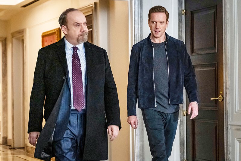Paul Giamatti as Chuck Rhoades and Damian Lewis as Bobby Axe Axelrod in Billions Off Air After Seven Episodes Amid Coronavirus Pandemic