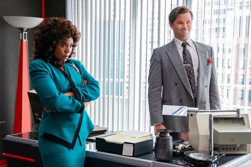 Regina Hall as Dawn and Andrew Rannells as Blair in Black Monday on Hiatus After Six Episodes Amid Coronavirus Pandemic