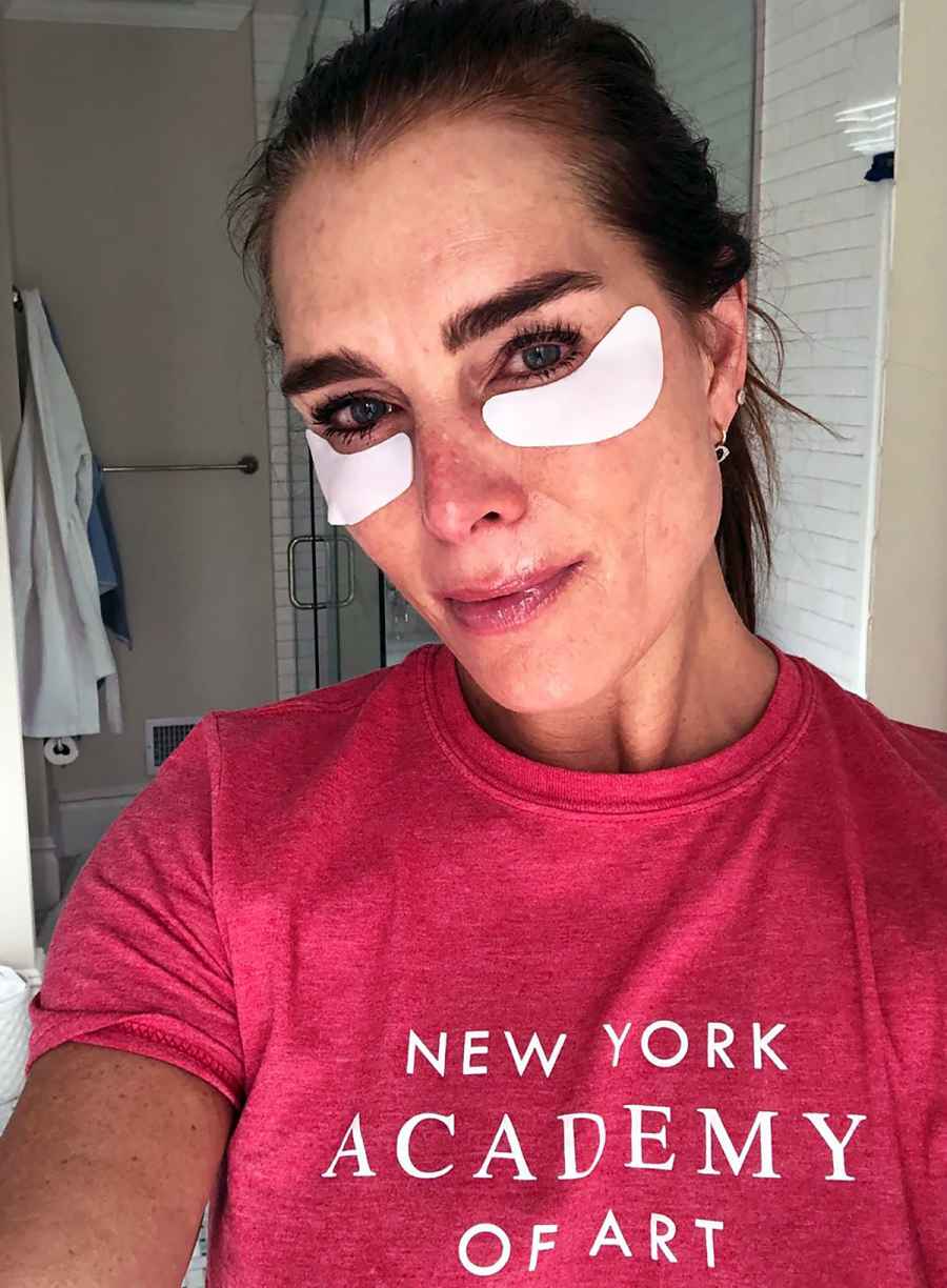 Brooke Shields Shares Her Eye Depuffing Secret