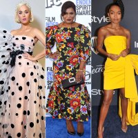 Celebs in Carolina Herrera Dresses: Katy Perry, Yara 