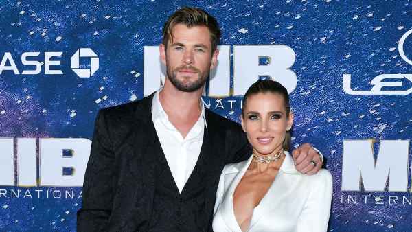 Chris Hemsworth Explains Why Wife Elsa Pataky Never Took His Name Men in Black White Pants Suit
