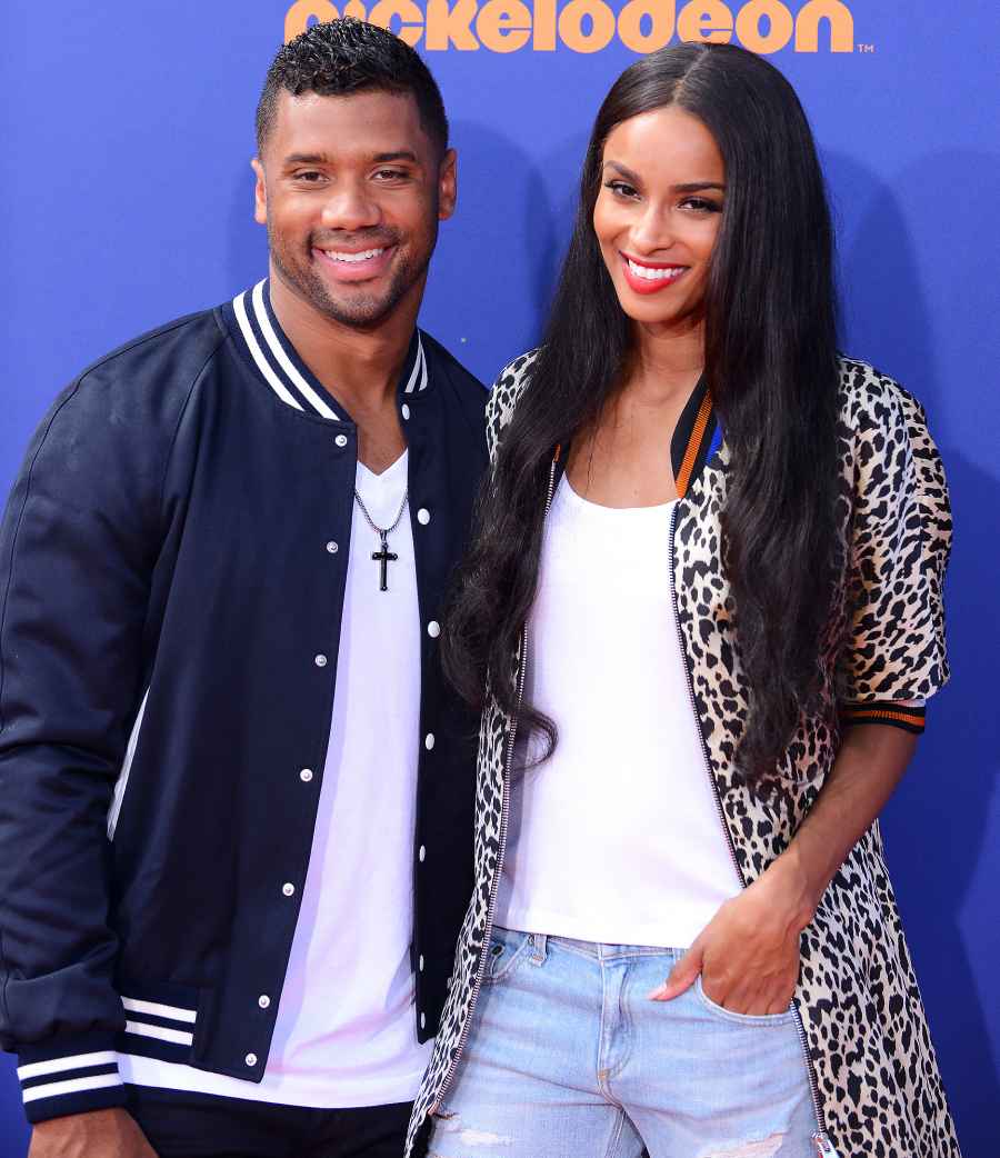 Ciara and Russell Wilson