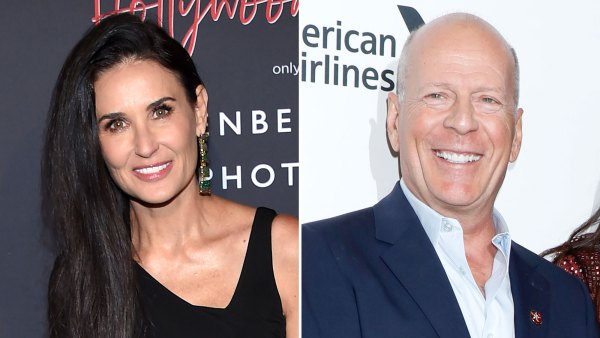 Demi Moore and Bruce Willis Have Family Paint Night With Daughters