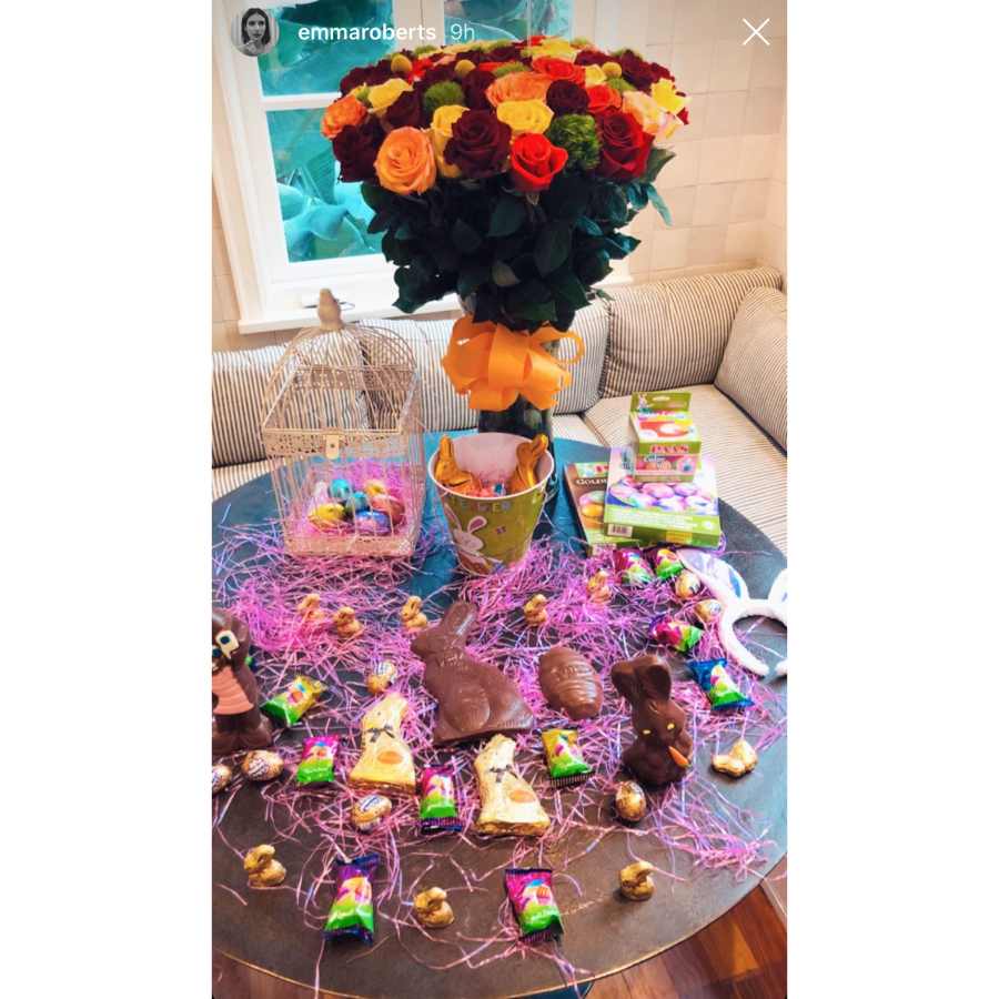 Emma Roberts Easter eats
