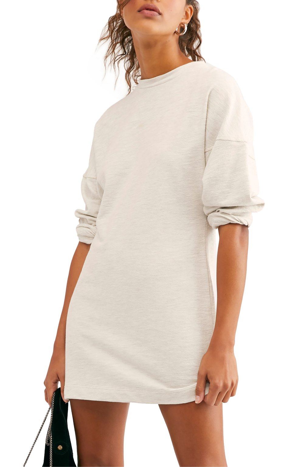 Endless Summer by Free People Magnolia Mini Sweatshirt Dress (Misty Heather)