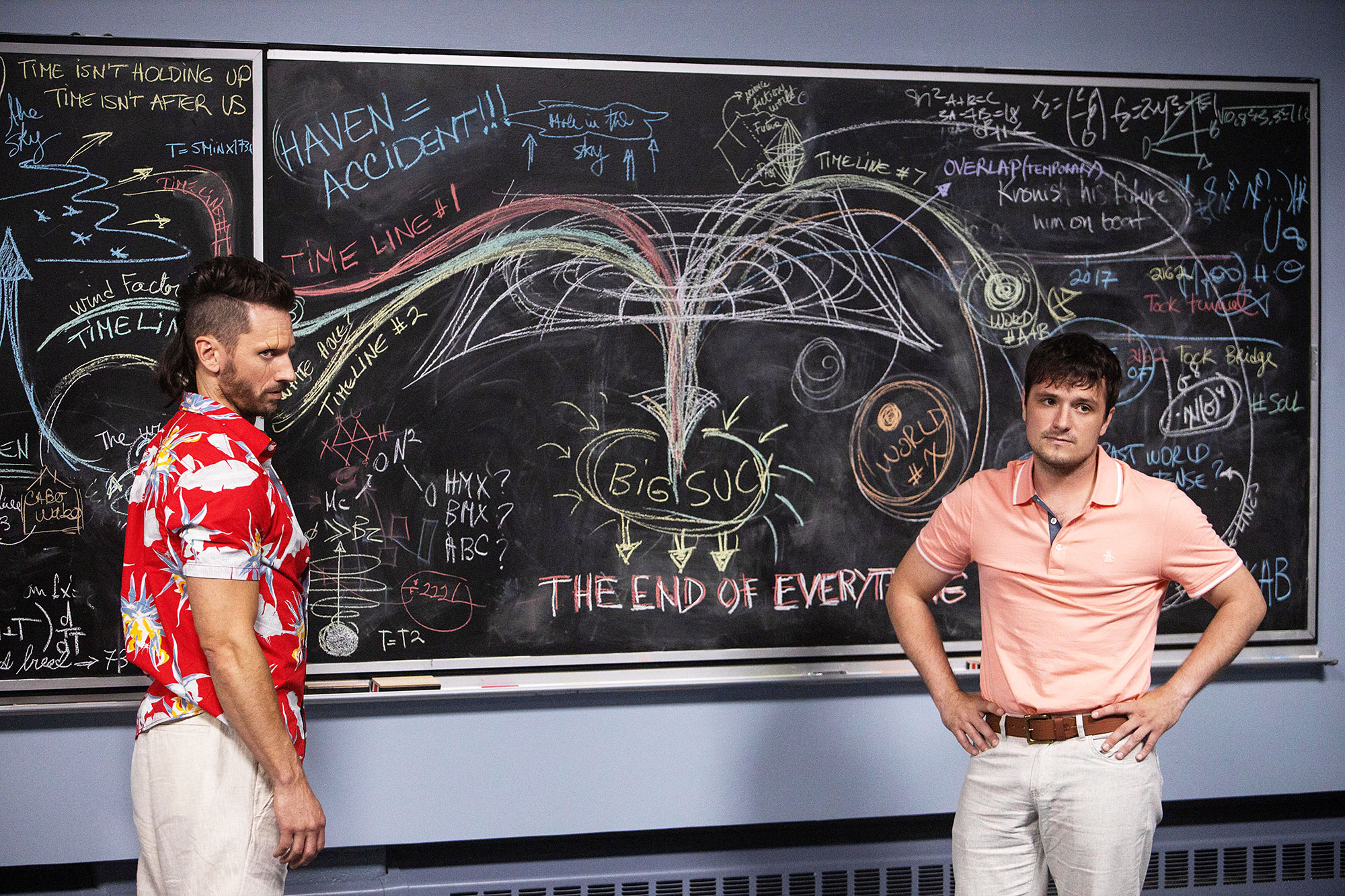 Derek Wilson and Josh Hutcherson in Future Man What To Watch This Week While Social Distancing