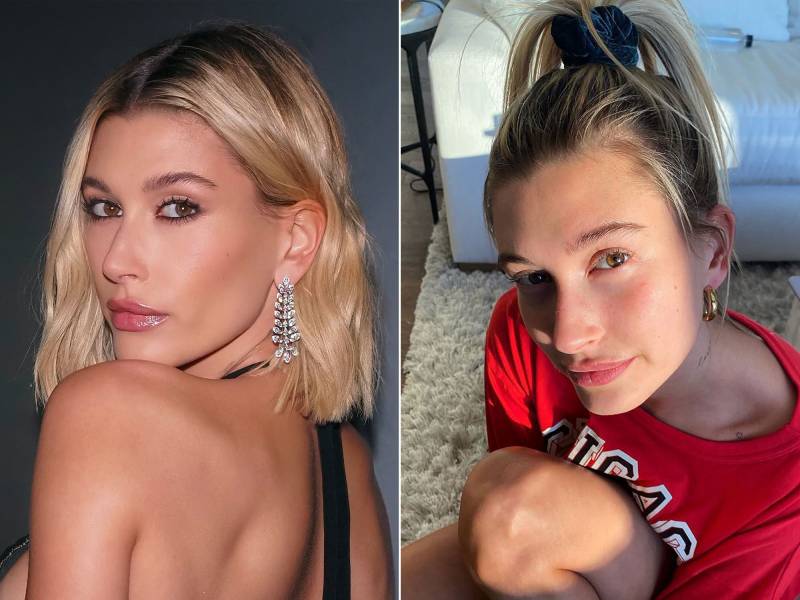 Justin Bieber Shares a Makeup-Free Snap of Hailey and It's Stunning